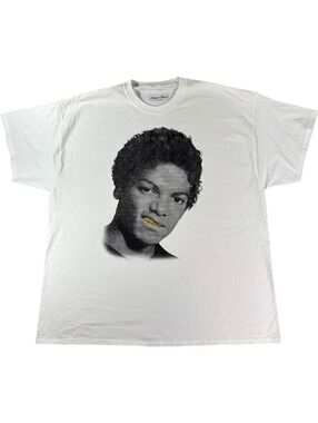 Headgear Classics Michael Jackson Gold Grill Graphic T-Shirt White Mens‎ 3XL MJ